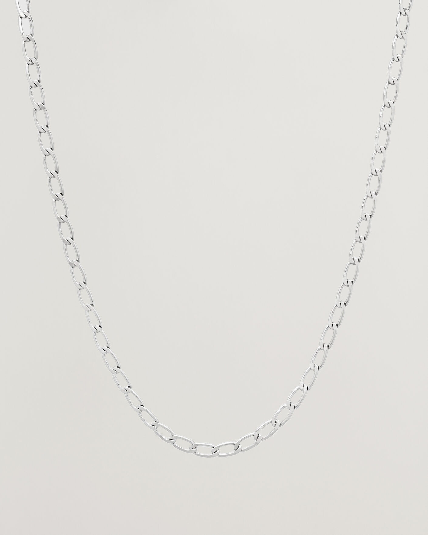 Tom Wood Arlo Medium Chain Silver men One size Sølv