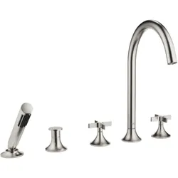 Dornbracht Vaia Wannen-Fünfloch-Armatur 27522809-06 platin matt, für Wannenrandmontage