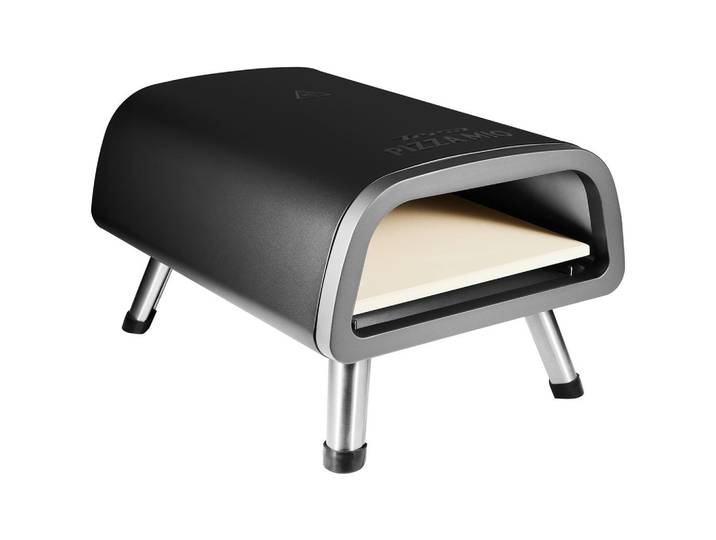 Trisa Electronics Pizzaofen, Schwarz, Metall, 59x29.5x36 cm, Grillen, Grills