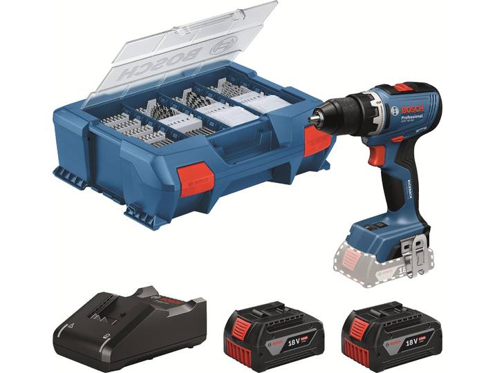 Akku-Bohrschrauber GSR 18V-65, 2 x Akku GBA 18V 4.0Ah