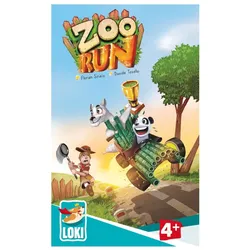 Loki Kids 516009 - Zoo Run, Brettspiel, für 3-5 Spieler, ab 5 Jahren (Deutsch, 3 - 5 Spieler)