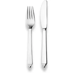 Georg Jensen Pyramid Dessertbesteck, Besteck, Silber