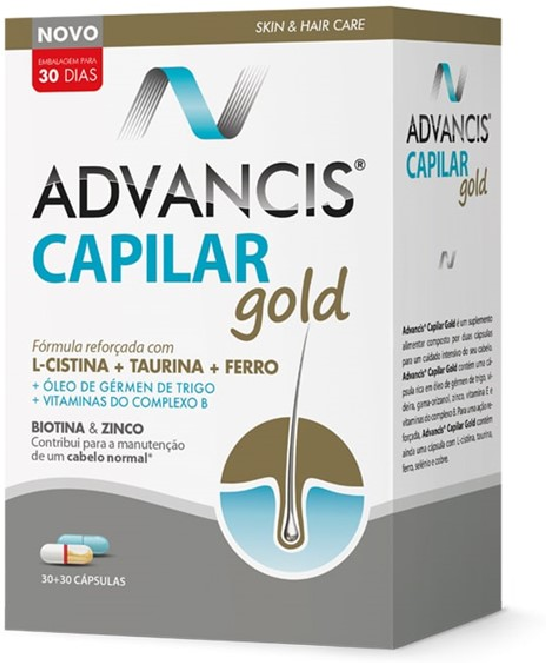 Advancis Capilar Gold 30+30cápsulas