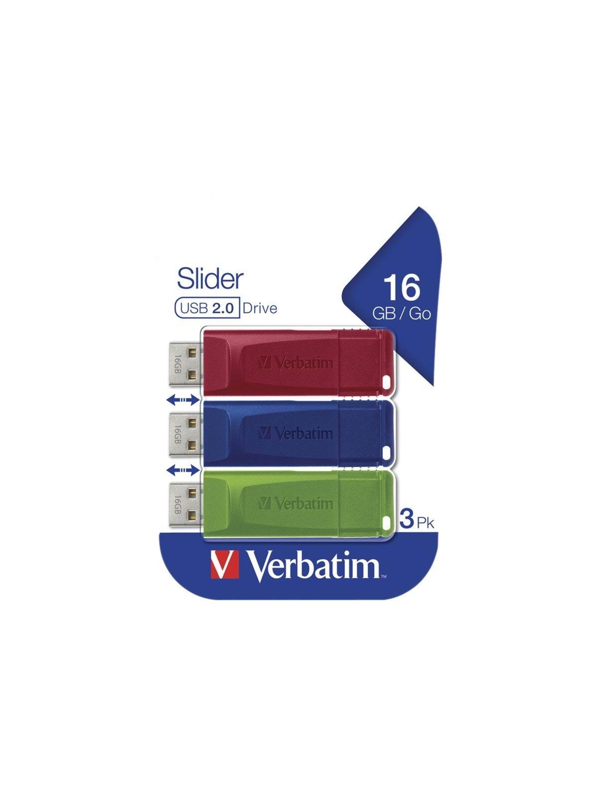 Verbatim Slider - 16GB - USB-Stick