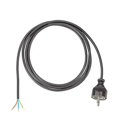 BACHMANN Zuleitung H03VV-F 3G0,75 2m, schwarz, einzeln verpackt