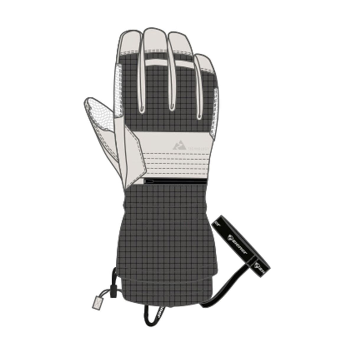 Ziener Cevedale-z AS PR Glove man magnet (757) S/7,5 117031-757-S/7,5