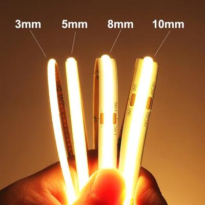 Inspired Finds LumiFlex COB LED Strip Light 3mm 5mm Ultra Slim Dimmable 12V 24V High CRI Lighting 4m 24v 12v natural White