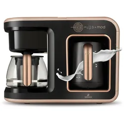 Karaca Hatır Plus Mod 5 in 1 Essential Kaffeemaschine Rosie Braun, 1385W