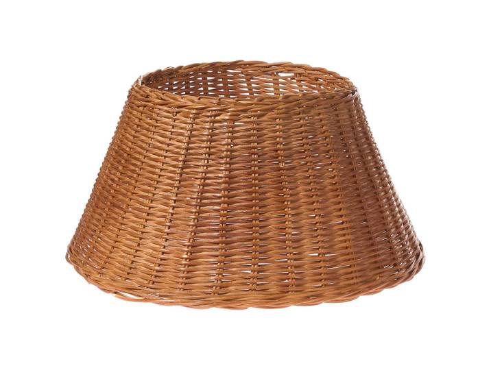Beliani Weihnachtsbaumkragen 24 cm Naturfarben Flocon, Naturmaterialen, Rund, 24 cm, Dekoration, Weihnachtsdekoration, Christbäume & Zubehör