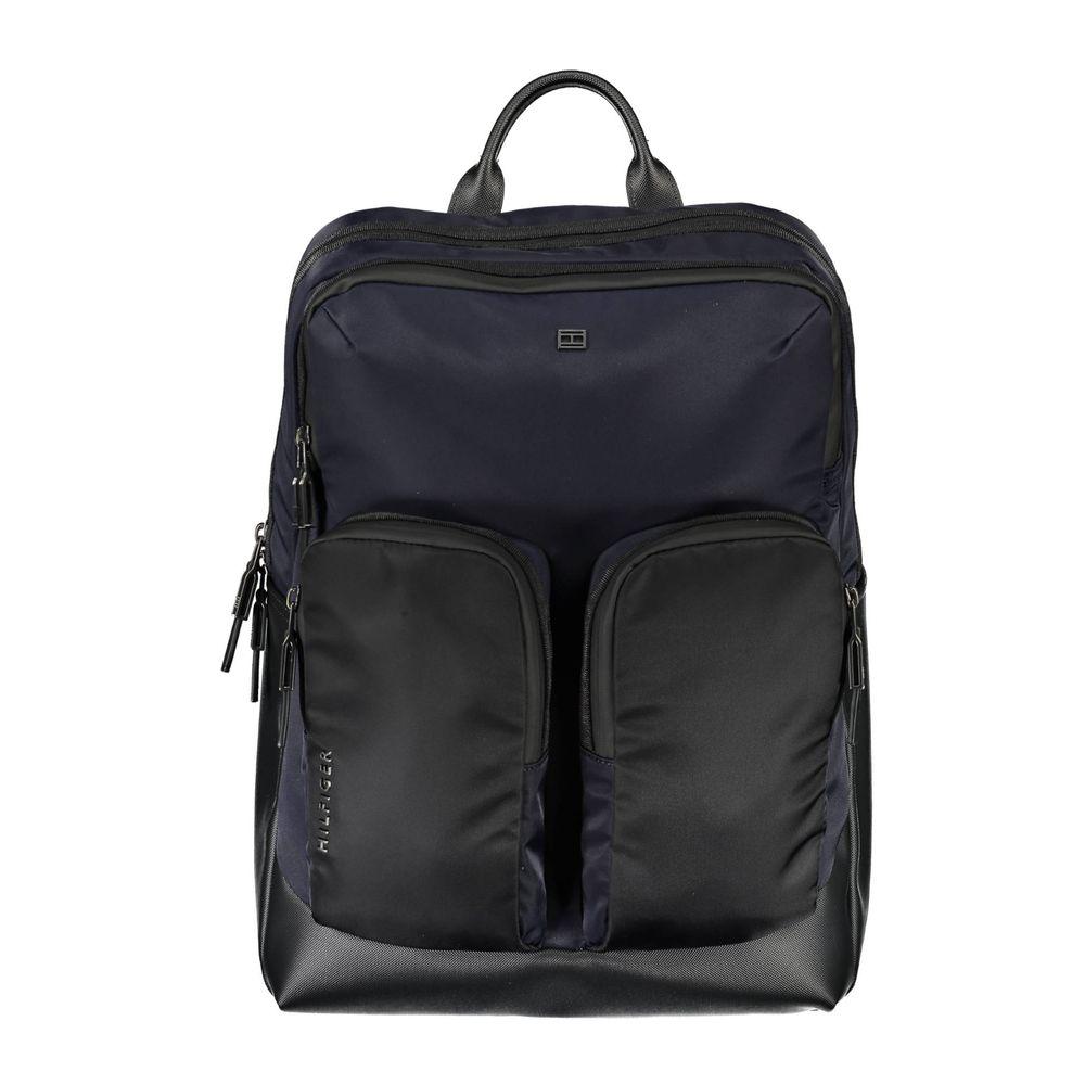 Blauer Polyethylen-Rucksack