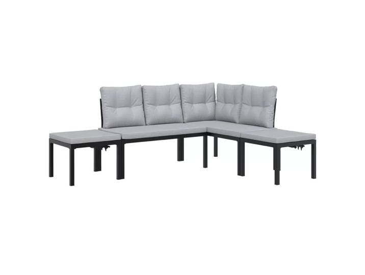 VidaXL - Garten sofagarnitur, One Size, Taubengrau