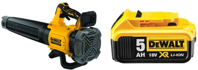 Set DEWALT Akku-Gebläse 18V DCMBL562N-XJ + Akku 5Ah DCB184-XJ