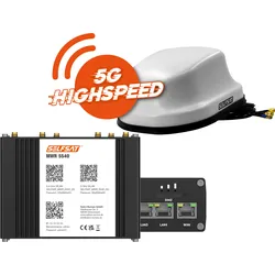 Selfsat 5G Cat 12 WLAN Router MWR 5540 inkl. 5G Antenne bis 2,6 Gbps weiß
