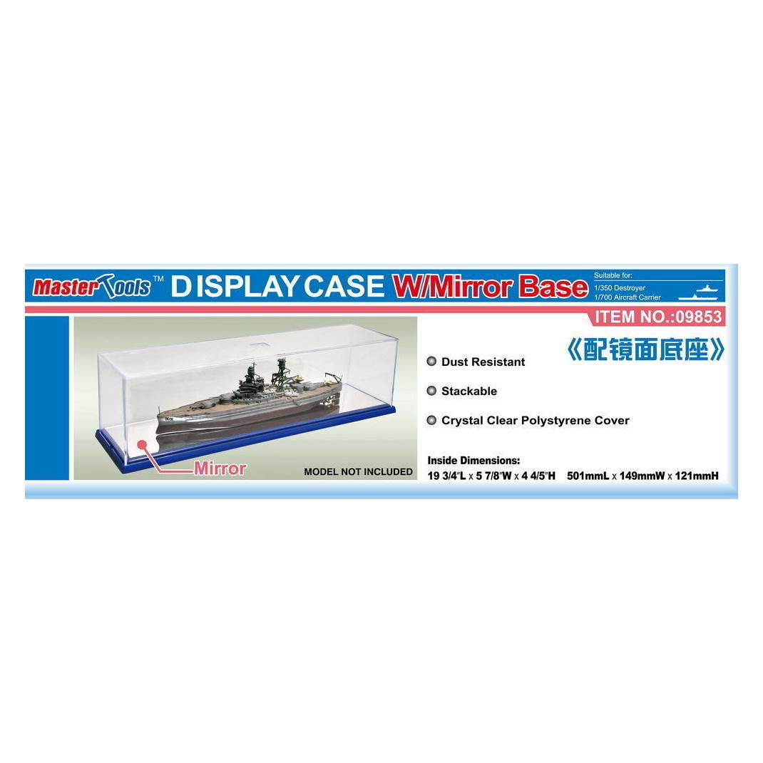 Master Tools Display Case w/Mirror Base 501x149x121mm WxL (09853)