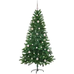 vidaXL, Weihnachtsbaum, Keno (mit 61 pinken Bällen) (150 cm)