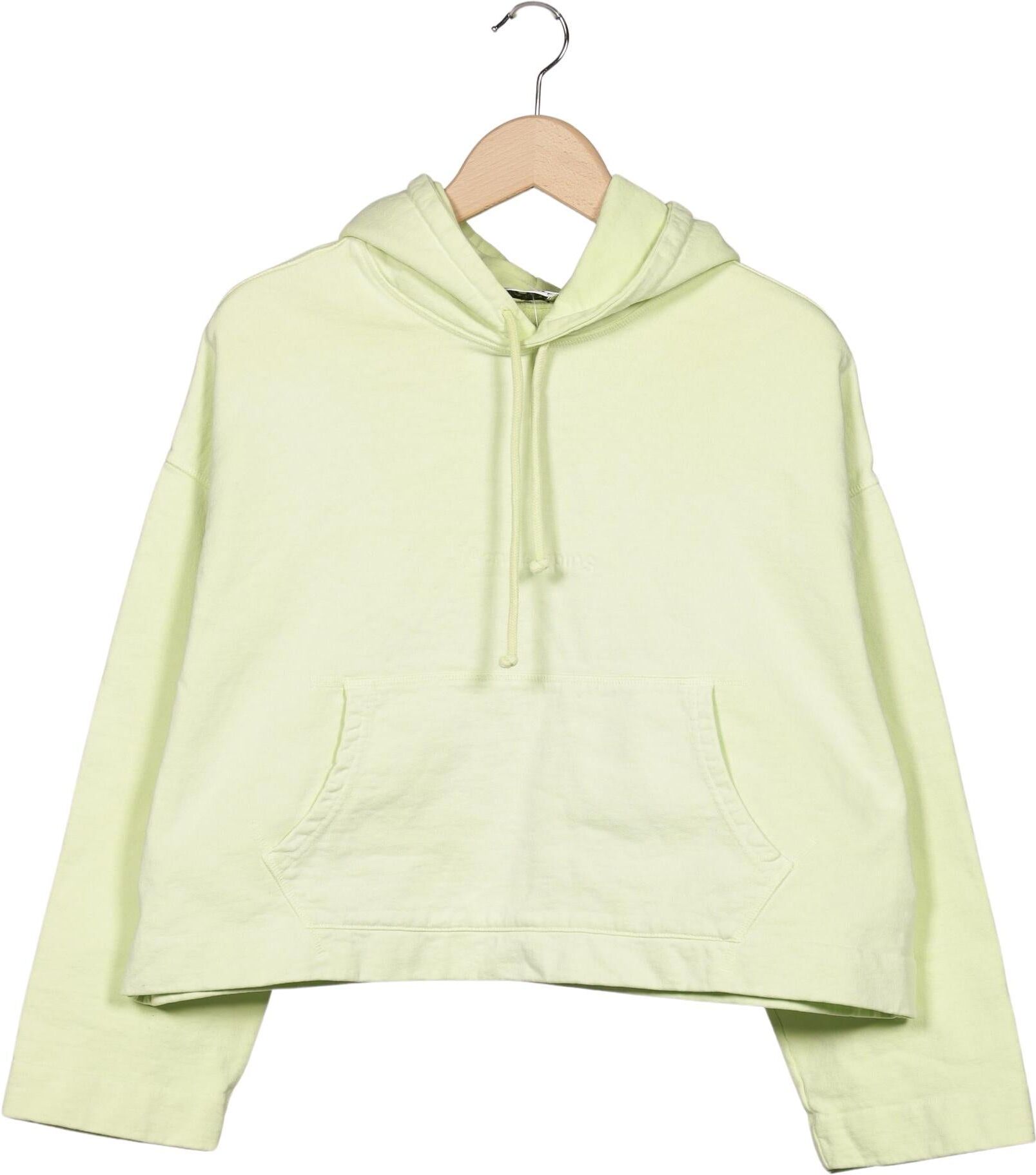 Acne Studios Damen Kapuzenpullover, Hellgrün, Gr. Xxs, Baumwolle - Second Hand
