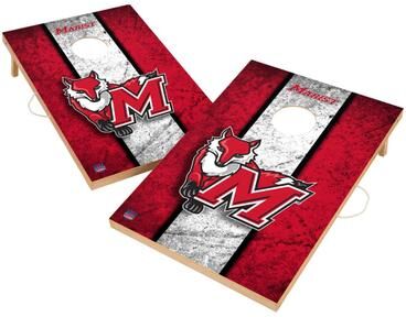 Skip's Garage Vintage Marist College Red Foxes Regulation 2x4 Cornhole Set