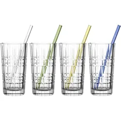 Longdrinkbecher-Set EDITION (DH 8x15,10 cm) - bunt - DH 8x15,10 cm