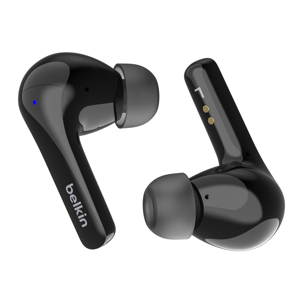 Belkin SoundForm Motion kabellose in-Ear Kopfhörer mit 4 Mikrofonen, schwarz AUC010btBK