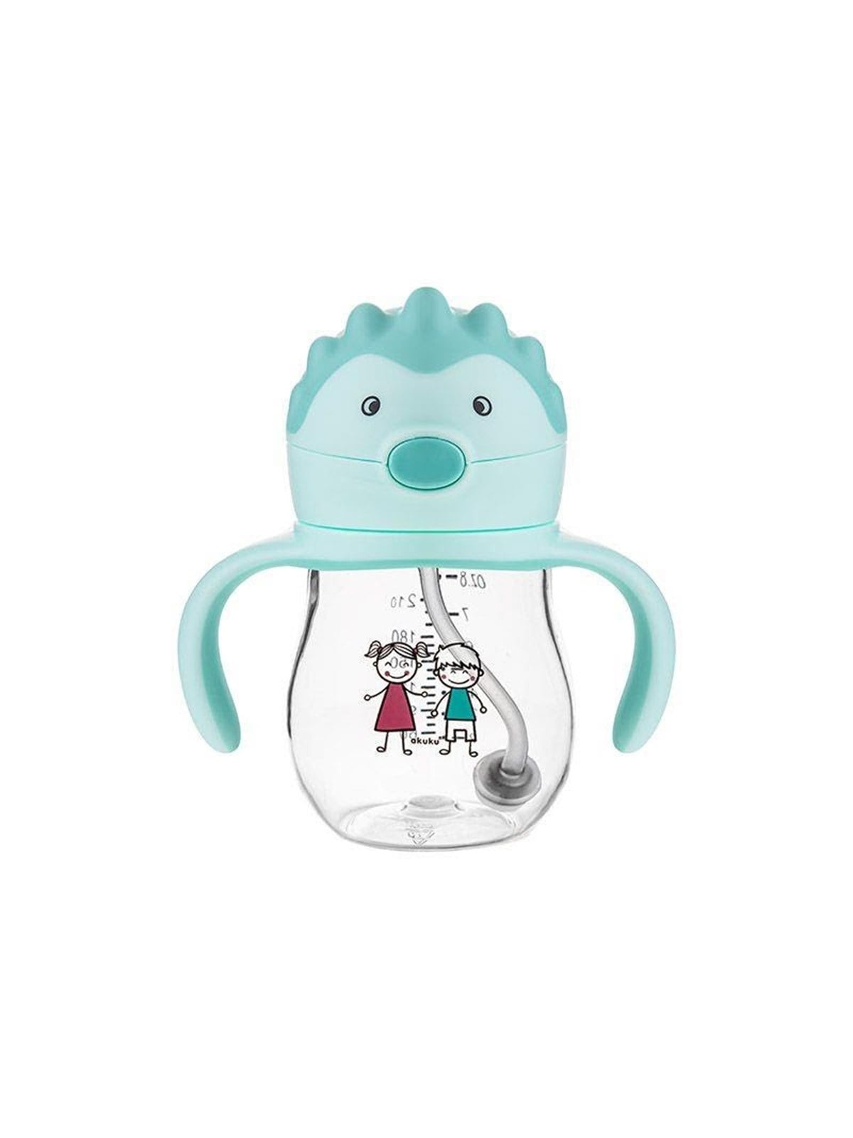 Akuku Non-spill training cup with weighted straw MINT