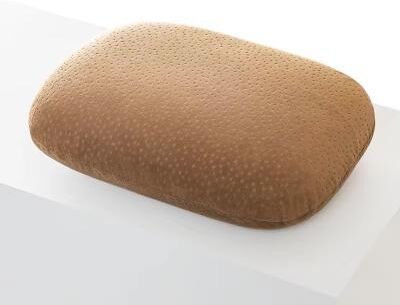 Inspired Finds Memory Foam Travel Neck Pillow Ergonomic, Slow Rebound For Cervical Support & Restful Sleep velvet(brown) 13.39 9.45 In