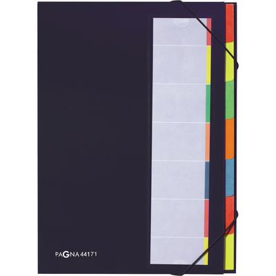 Pagna Ordnungsmappe Deskorganizer A4 7 Fächer schwarz