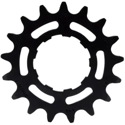 KMC Steck-Zahnkranz 17 Zähne 1/2 x 3/32 CrMo für Enviolo schwarz