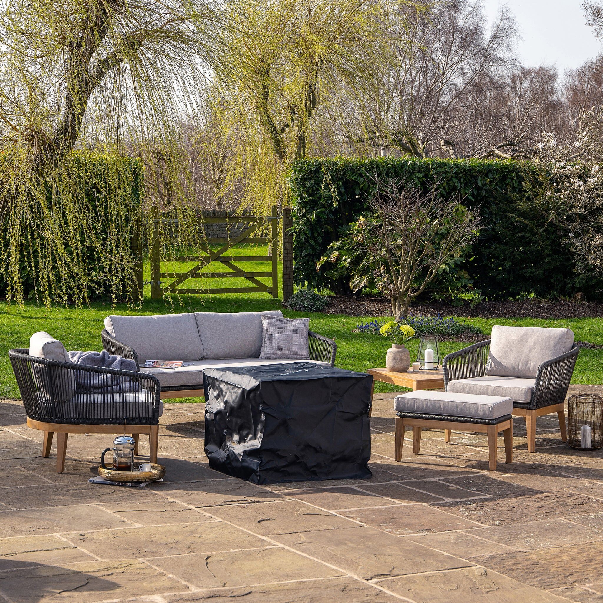 Cosi - Cosicube 70 Grey Wash Fire Pit