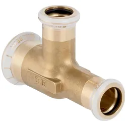 Geberit, Rohrverbindungstechnik, T-Stück Mapress C-Stahl d= 28x22x22mm, reduziert, Messing (T-Verbindung)