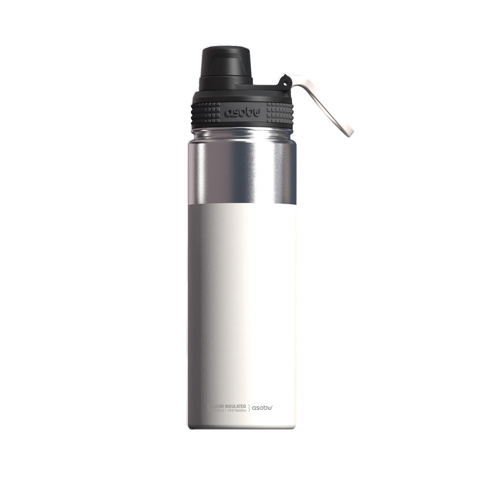 Asobu Alpine Flask isolierte Outdoorflasche aus Edelstahl - 530ml - weiß (TMF6 white) 305440
