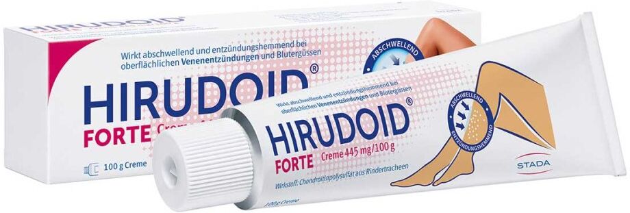 Hirudoid Forte Creme bei Venenentzündungen und Blutergüssen