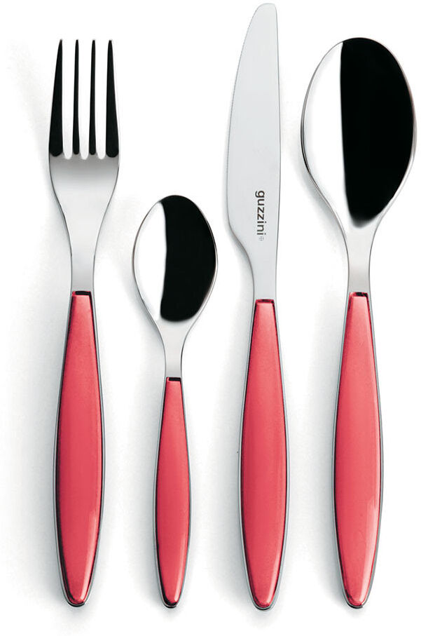 Guzzini - 24 Piece Cutlery Set, Service for 6 Red 24