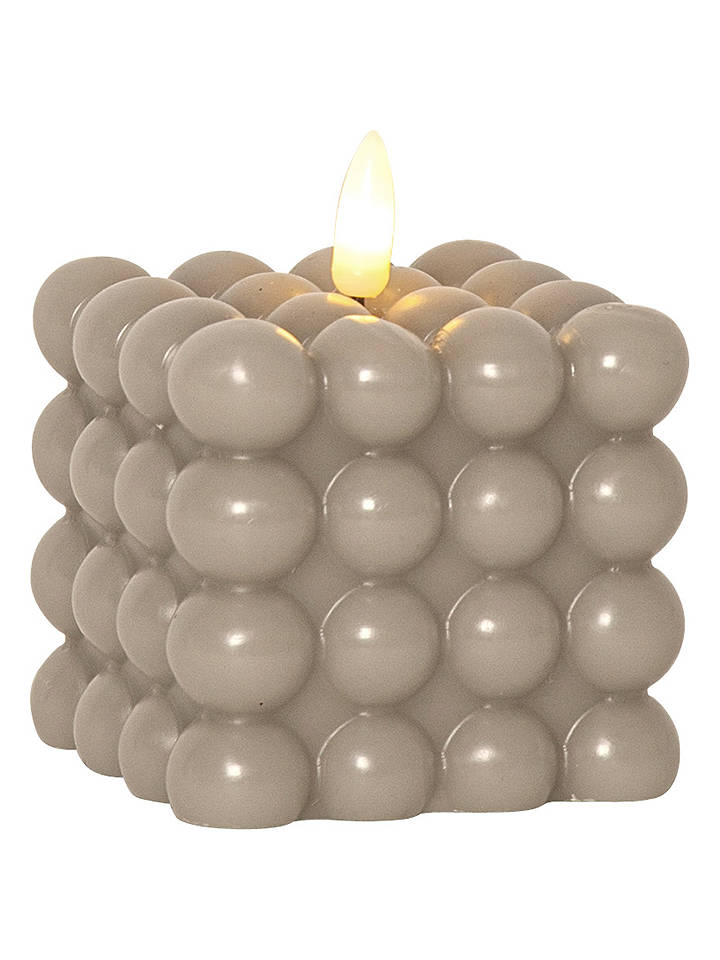 STAR Trading LED-Kerze "Flamme Dot" in Beige - onesize