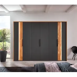 Wöstmann Kleiderschrank WSL 8800 302 x 223 cm Lack Grau Graphit