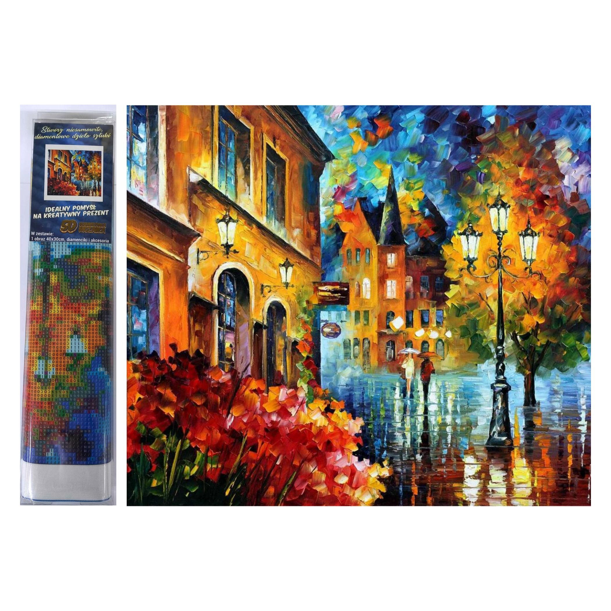 Norimpex Diamond Gemälde Spaziergang durch die Stadt 30x40cm (1007753)