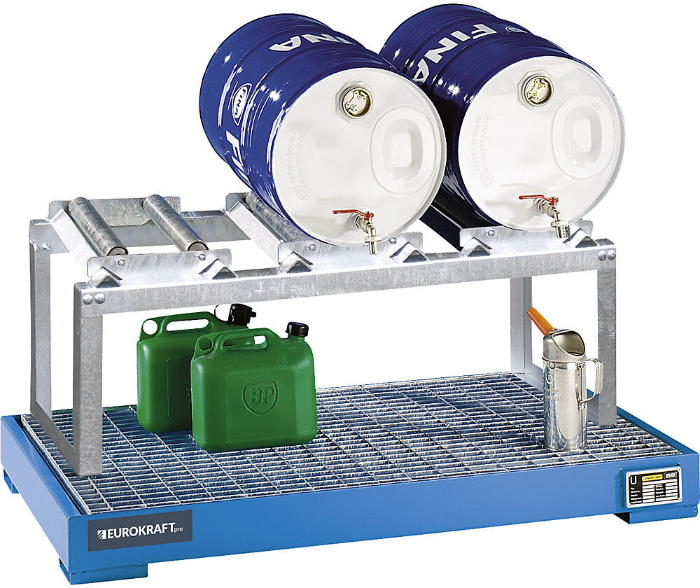 Fassbock, für 3 x 60-Liter-Fass, feuerverzinkt eurokraft pro