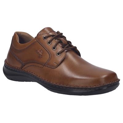 Schnürschuh JOSEF SEIBEL "New Anvers 06", Herren, Gr. 40, Leder, braun (new anvers 06 cognac), Schuhe Schnürschuh, Bequemschuh, Halbschuh, Komfortschuh in Schuhweite K
