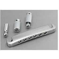 G-Gotoh Gotoh 510-FA Stop Tailpiece chrom (Instrumenten Ersatzteile), Zubehör Instrumente, Silber