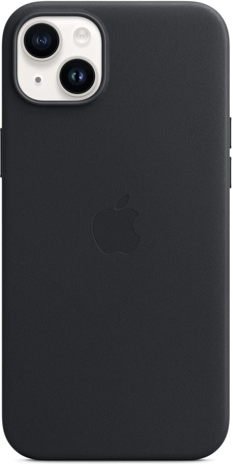 Apple iPhone 14 Plus Leather Case with MagSafe - Ink, New