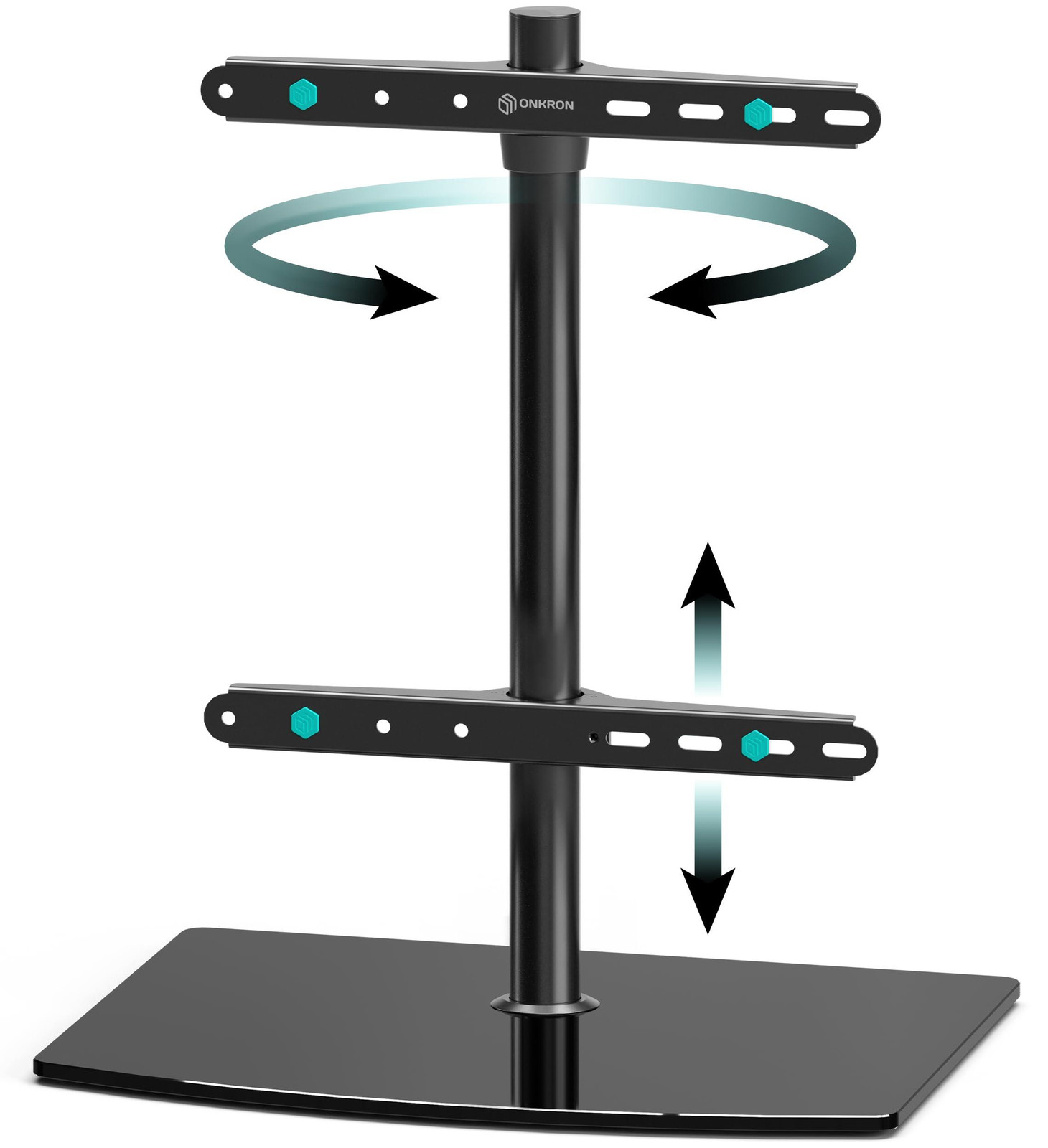 Selius Universele TV Standaard voor 32-75 Inch, max. 40 kg, Draaibare Televisie Stand