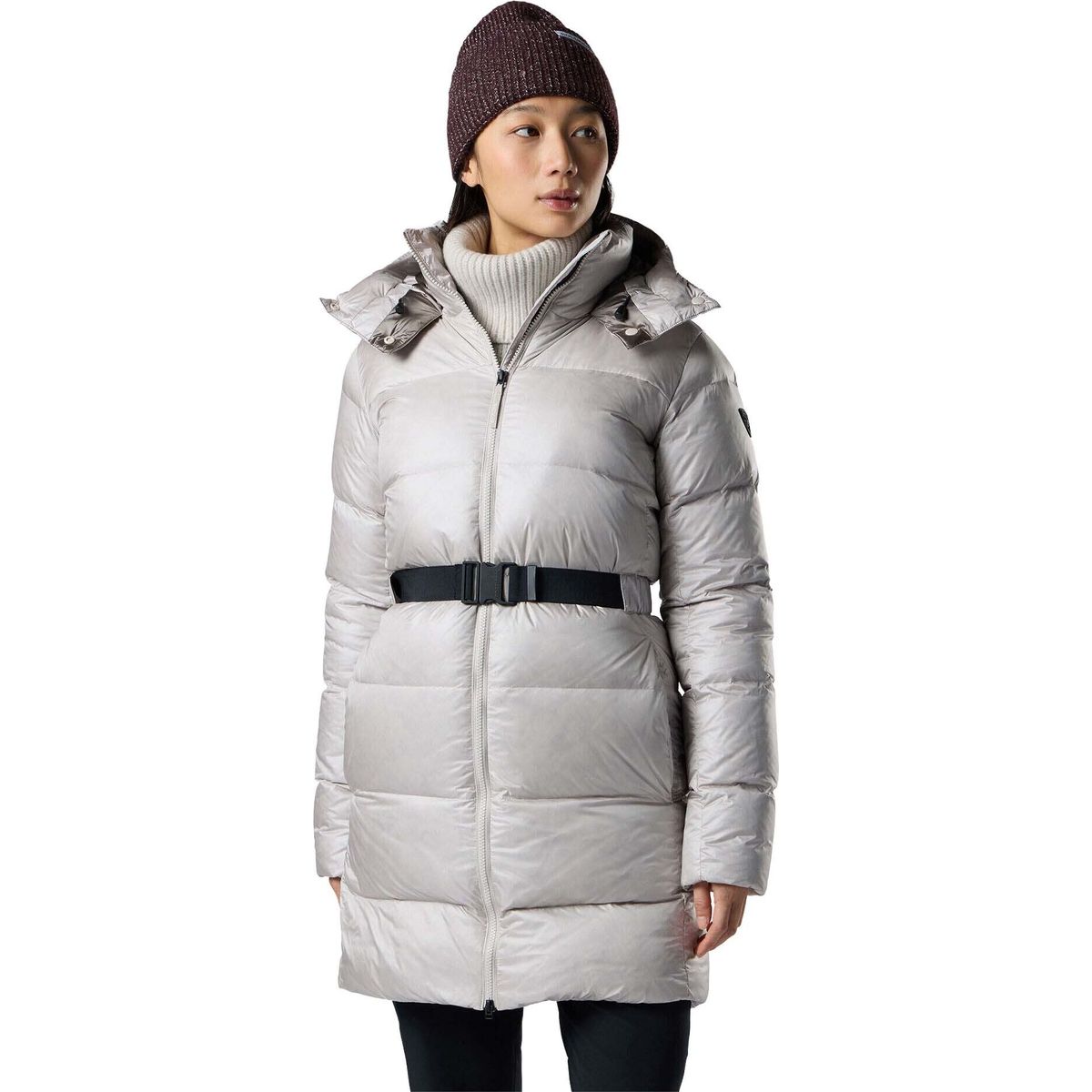 Rossignol W Abel Belted Down Parka silver cloud (A43) M RLPWJ41 A4300M