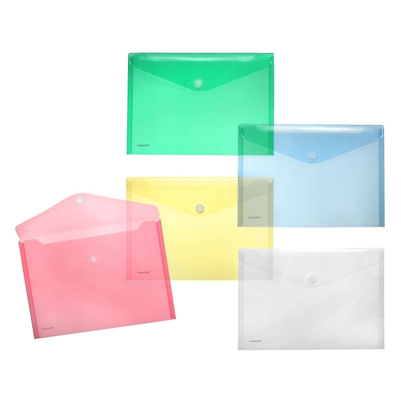 Foldersys Sammelhülle Verwendung für Papierformat: DIN A4 quer Werkstoff: Polypropylen (A4, 10x) (40101-94)