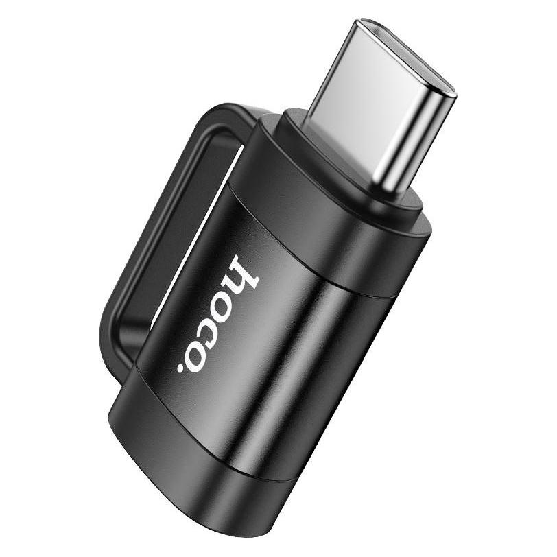 Hoco Cable adapter OTG Type C (male) to Lightning (female) 3A UA31E black (USB-C, Lightning) (628167)