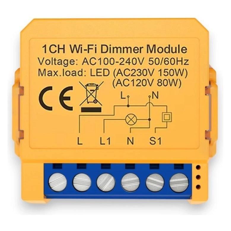 Schneider Electric Der Vieds WLAN-Dimmer TRIAC 230 V AC, 150 W funktioniert mit einem normalen Schalter von TUYA / (Dimmaktor) (57271709)