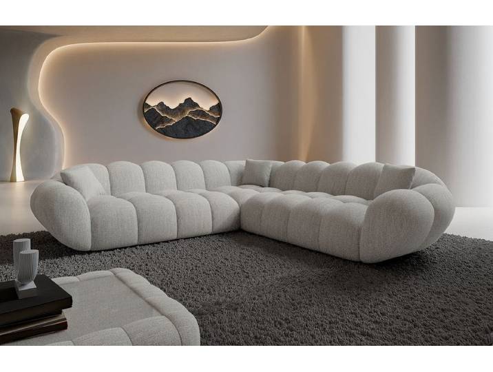 Stoff Ecksofa Maleron L-Form