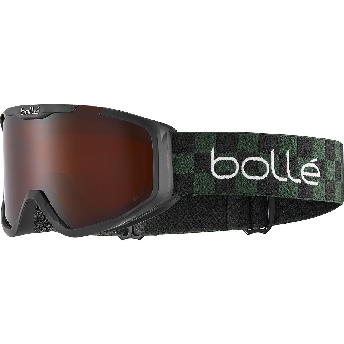 Bollé Rocket green checkerboard matte - rosy bronze cat 3 (7010) onesize BO-BG107010
