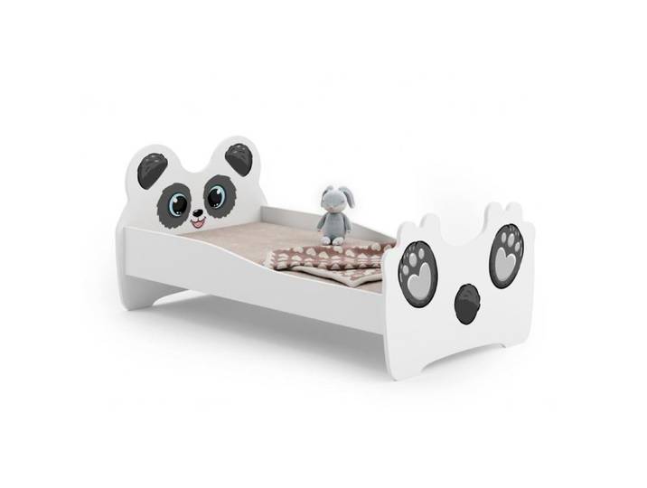 Lit simple enfant PANDA - 160x80cm - avec matelas