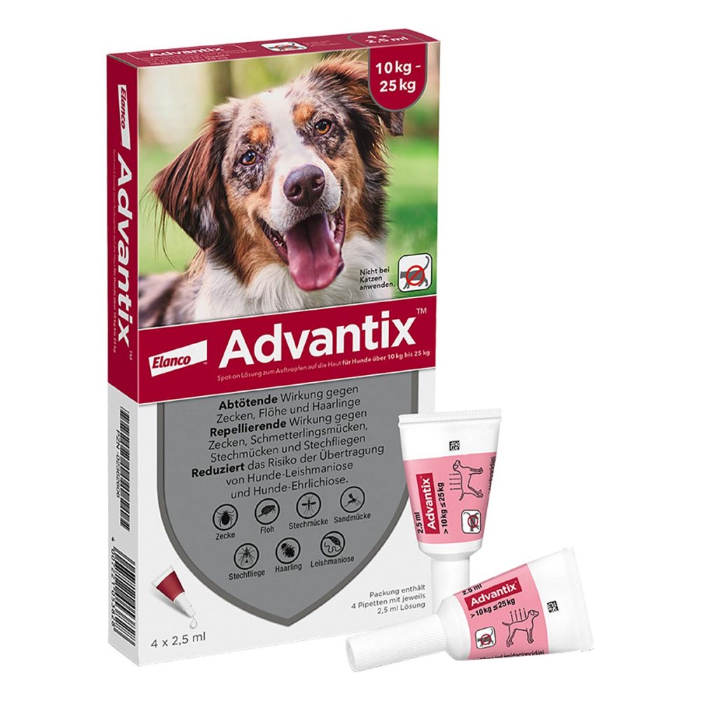 Elanco Deutschland GmbH Advantix Spot-On für Hunde 10 bis 25 kg 02362606