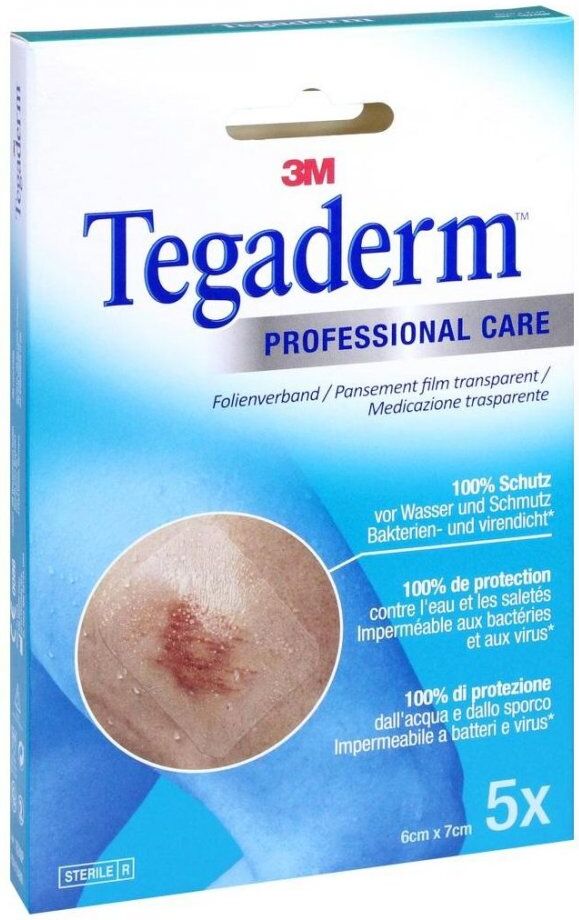 Tegaderm 3m Film 6x7cm 1624np