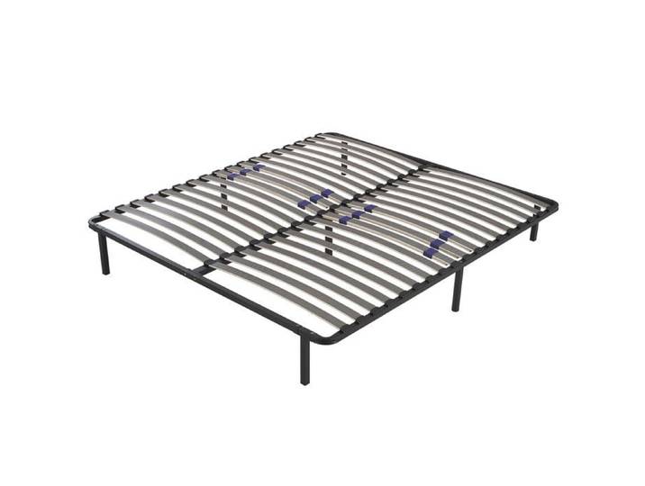 Sommier Essentiel 140x200cm Résistant et confortable Latte en peuplier Montage rapide et facile